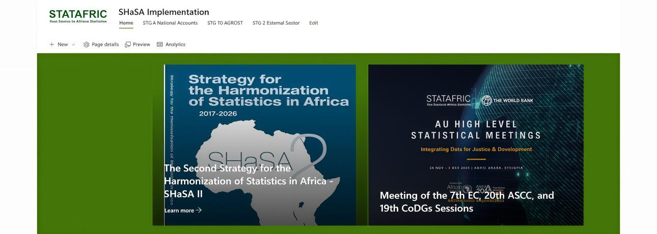 Launch of Specialized Technical Groups (STGs) Collaboration Platforms